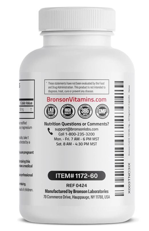 COENZIMA CO Q10 100 MG (60 CÁPSULAS) - Imagen 3